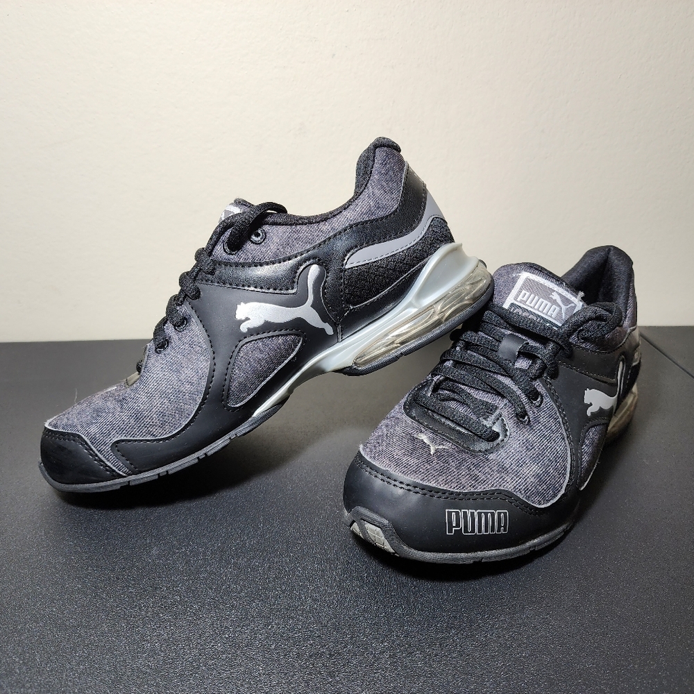 Puma Womens Cell Riaze 191429 02 Black Running Shoes Sneakers Size 6.5 - Picture 1 of 11